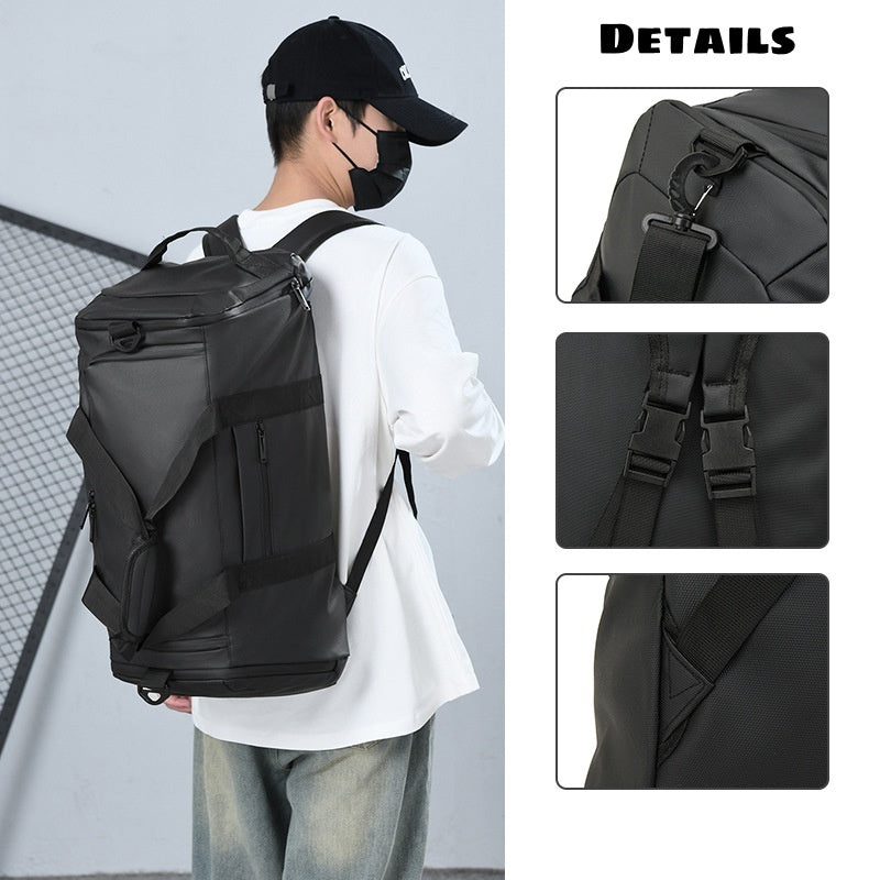 Tas 3-in-1 Travel Bag Backpack Multifunctional Men's Business Luggage Bag Large-capacity Waterproof Fitness Bag