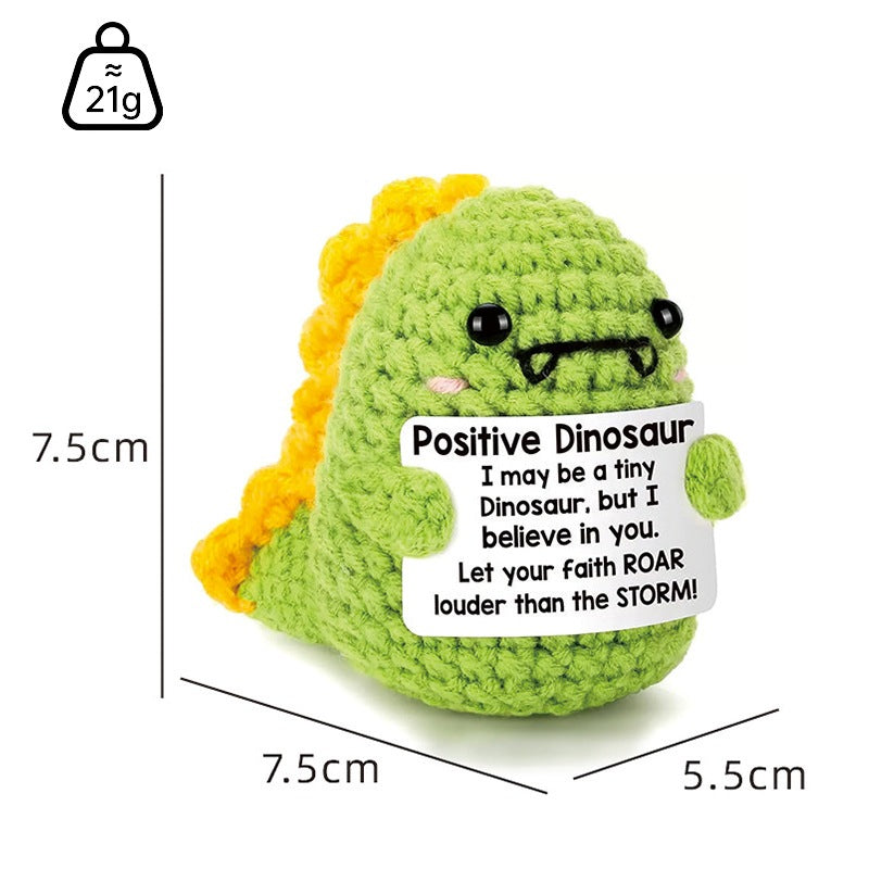 Emotional Support Crochet Doll Toys Positive Potatoes Crochet Hand-knitted Small Gift Christmas Gift