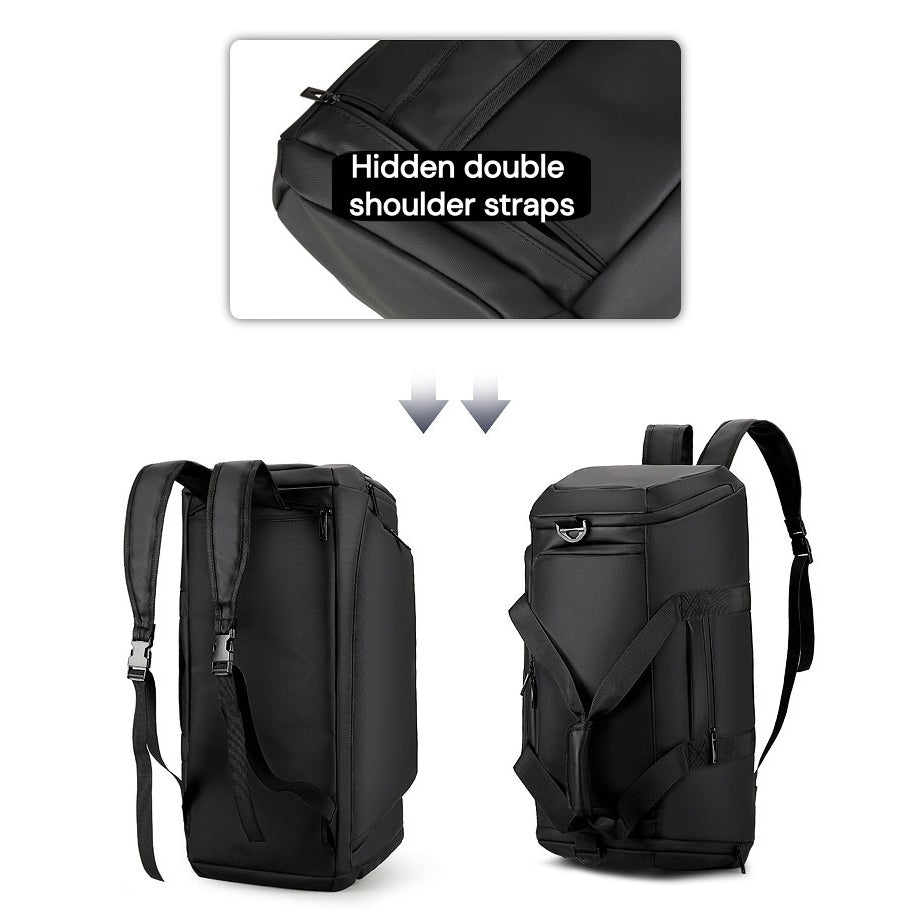 Tas 3-in-1 Travel Bag Backpack Multifunctional Men's Business Luggage Bag Large-capacity Waterproof Fitness Bag