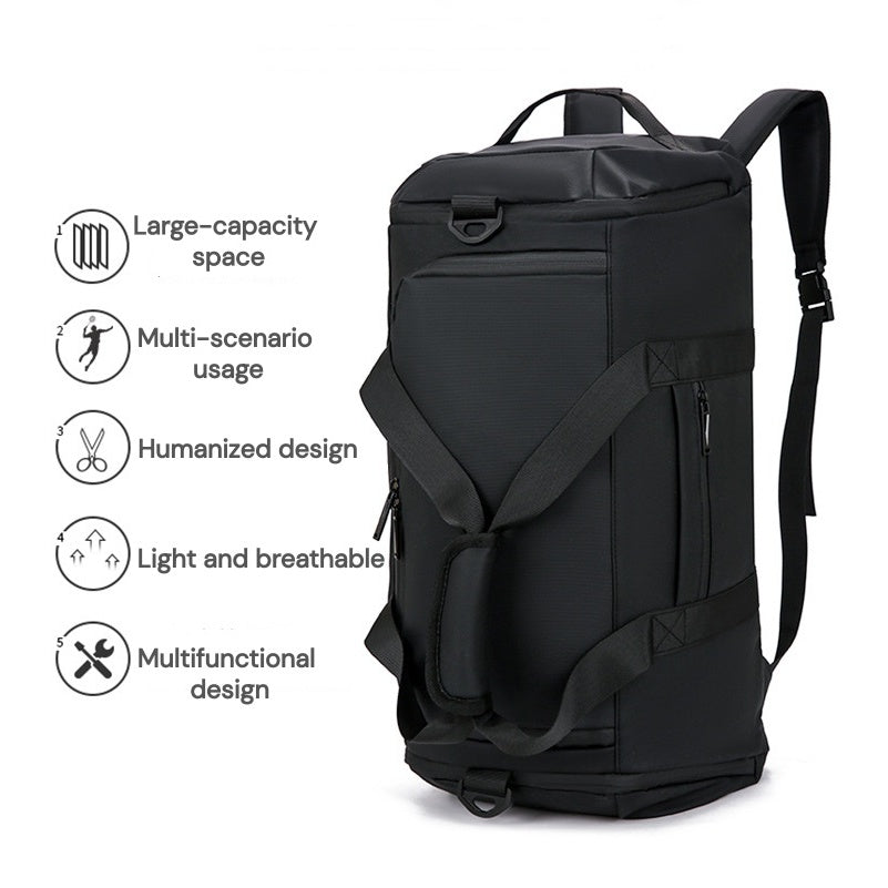 Tas 3-in-1 Travel Bag Backpack Multifunctional Men's Business Luggage Bag Large-capacity Waterproof Fitness Bag
