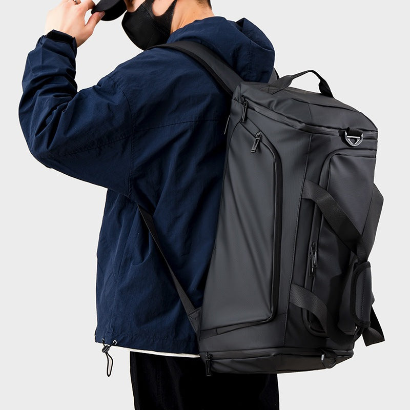 Tas 3-in-1 Travel Bag Backpack Multifunctional Men's Business Luggage Bag Large-capacity Waterproof Fitness Bag