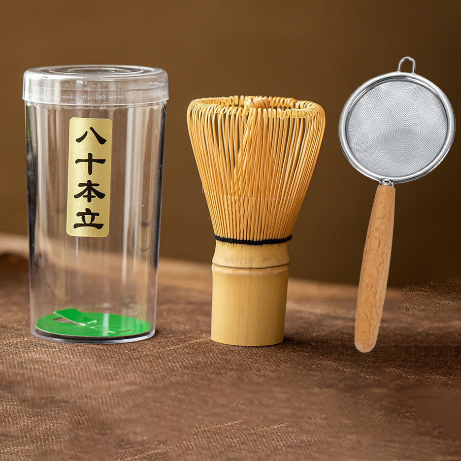 Bamboo Matcha Whisk Tea Spoon Matcha Tea Set Accessories Japanese Green Tea Powder Whisk Brush Tools