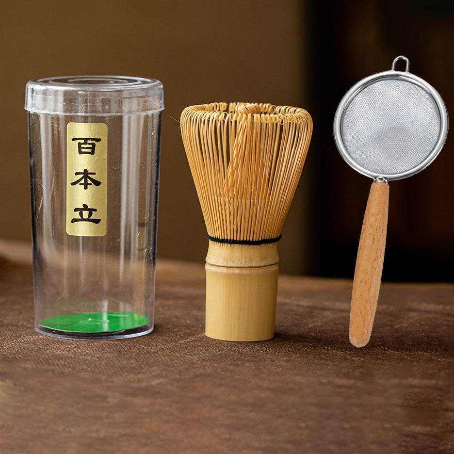 Bamboo Matcha Whisk Tea Spoon Matcha Tea Set Accessories Japanese Green Tea Powder Whisk Brush Tools